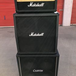Marshall Head Full Stack With Carvin Cabinet 