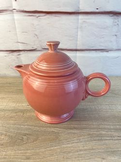 Pink Rose Fiestaware Fiesta Teapot