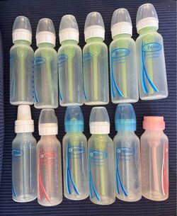 Dr. Brown's Natural Flow Baby Bottles Lot no nipples