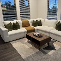 White Sectional Couch