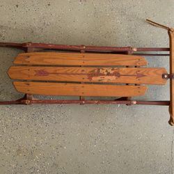 Flexible Flyer 47 J 1950’s Antique Sled 