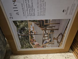 6 Swivel Rocking Chairs Brand New In The Box
