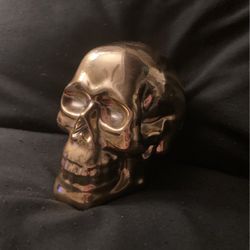 Gold Skull Decore
