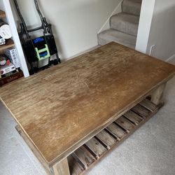 Rustic Wood Coffee Table
