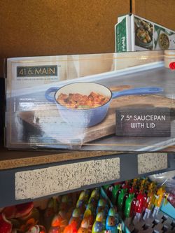 41 & Main 7.5" Saucepan with Lid