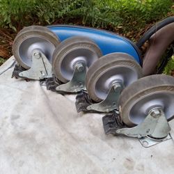 COLSON 5"  Caster Wheels W/Brake ( Set Of 4)