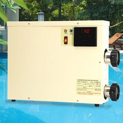 11KW 240V Pool Heater for Above Ground Pool, Electric Swimming Pool Heater with Touchscreeen, Hot Tub Thermostat for Spa, Bathtub, Above Inground Pool
