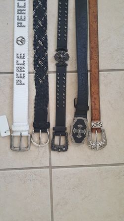 Woman's large belts