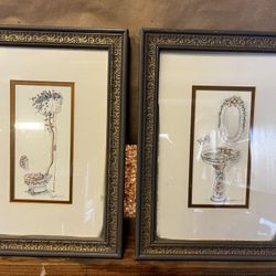 Set Of Bathroom Pictures 