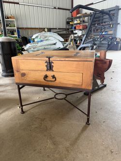 Rustic End Table