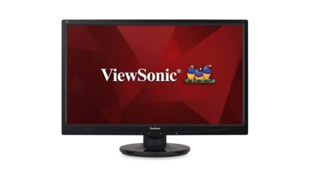 Two Viewsonic Va2246mh-led 22 Inch Full Hd 1080p Led Monitor With Hdmi