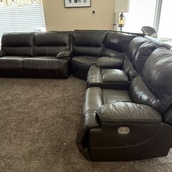 Leather Electric Sectional