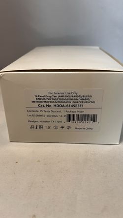 Healgen 14 Panel Drug Screening Dip Cards 25 Tests Forensic Use Only
