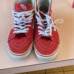 Vans Red High Tops