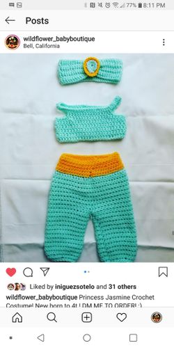 Jasmine crochet costume