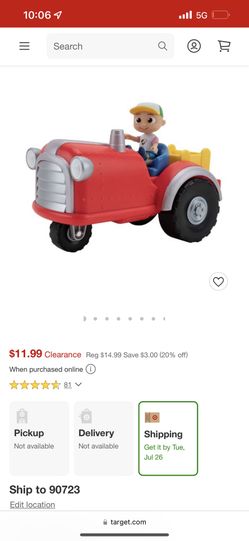 Cocomelon Musical Tractor New 