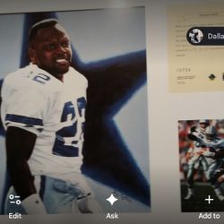 Dallas Cowboys Emmitt Smith Photo/Lithograph 