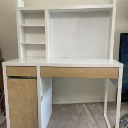 White IKEA Desk