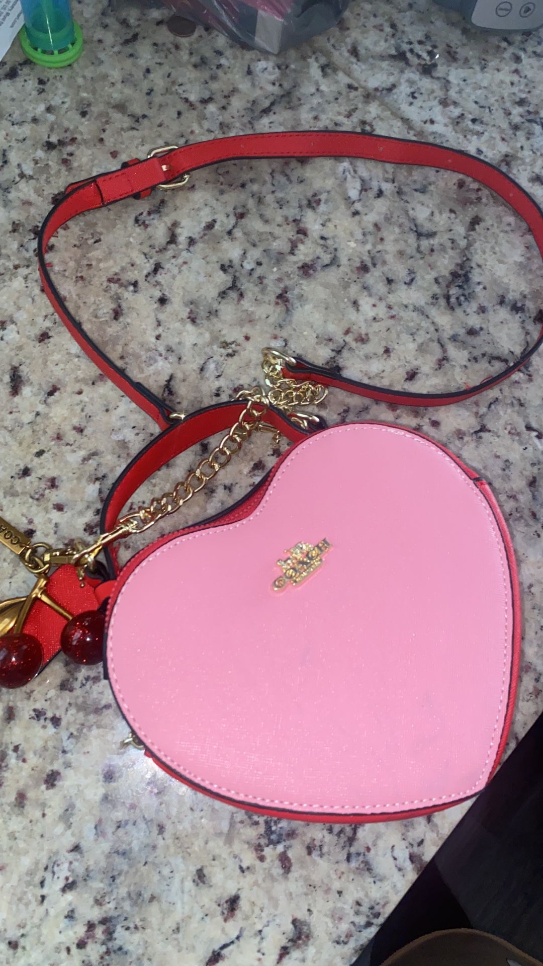 Coach heart Shapped Cross Body Bag 