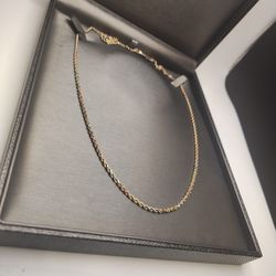 14k Tri Color Rope Chain 