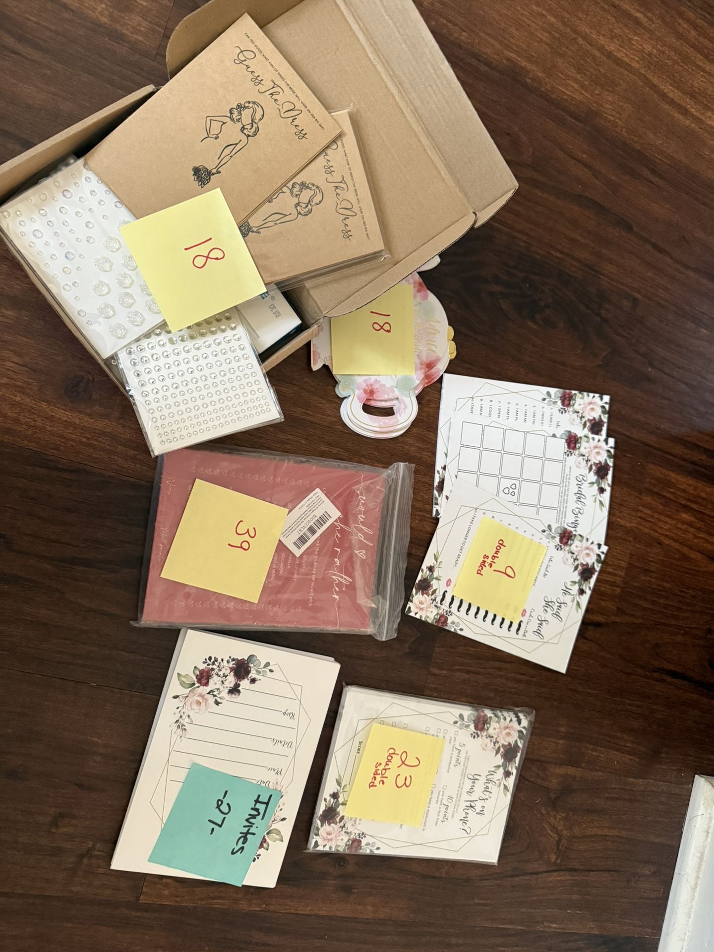 Various Bridal Shower Or Bachelorette Party Games