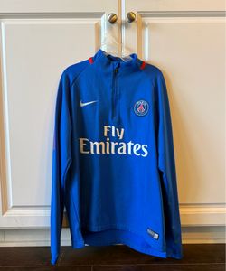 Official Paris Saint Germain Soccer Training Quarter Zip Youth L