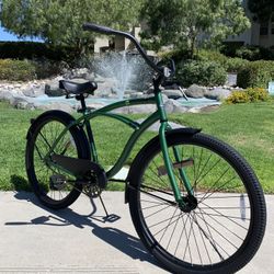 New Awesome 😎 Beach Cruiser Bike Bicycle Standard Adult Size 26” Tires  Father’s Day 