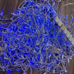 Light Blue Xmas Lights