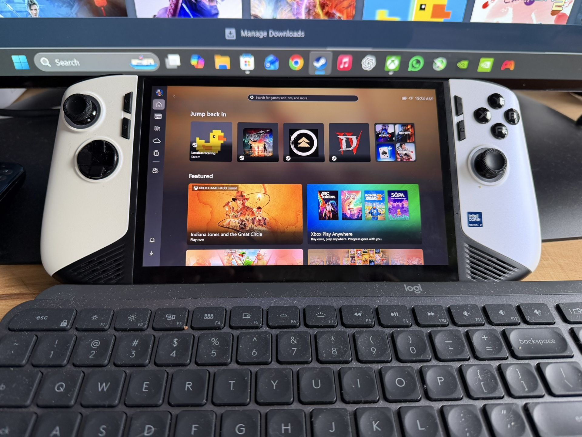 MSI CLAW 8 AI + Tempest Edition