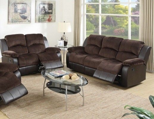 Recliner Sofa and Recliner Loveseat Set - $650.00