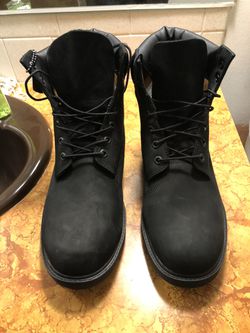 Timberland Suede 6 inch Boots Size 12