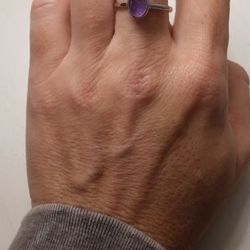 Handmade Purple Amethyst Ring