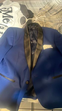 Blue tuxedo