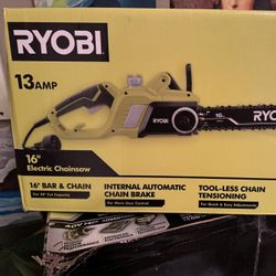 RYOBI 16 in. 13 Amp Electric Chainsaw