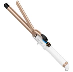 3/4 Inch Curling Iron for Short Hair, Professional Ceramic Tourmaline Hair Wand Curler Extra Long Barrel, Dual Voltage Glove Include
