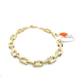 14kt Gold Bracelet Alt Rib Links 8” 6.30grams 149646 1