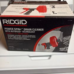 Rigid Power spin Drain Cleaner 
