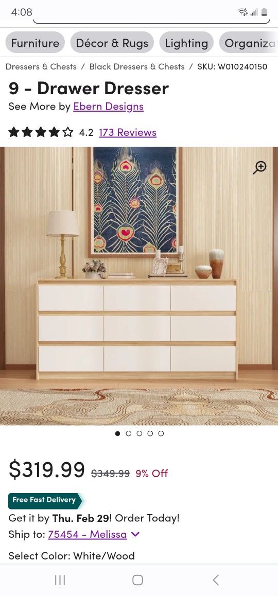 Brand New Wayfair Dresser