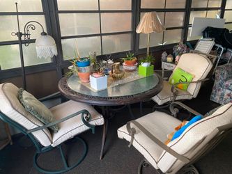 Garden Table with 3 Chairs