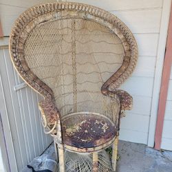 Vintage Peacock Chair