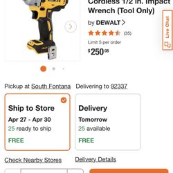 DEWALT Impact Wrench 