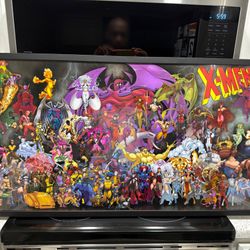 X-men Poster With Custom Frame Huge 40x20”