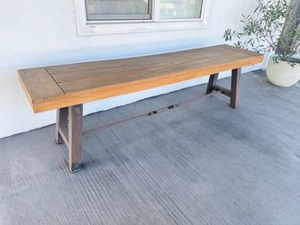 Wood Bench