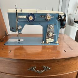 Vintage Stradivaro Sewing Machine And Table 