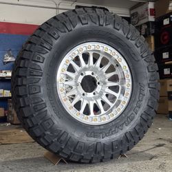 KMC KM445 W/ 35” Nitto Ridge Grappler Wheel Package
