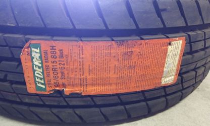 Federal 195-60R 15 88H Steel Belted Radial 621 Black