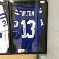 T.Y. Hilton Signed Jersey In Frame