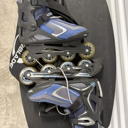 Rollerblade Zetrablade Womens Sz 9 US Inline Skate Blue/Grey
