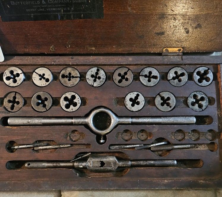 Vintage Butterfield & Company Screw Plate Tap & Die
