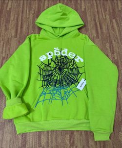 Nice bright green sp5der hoodie
